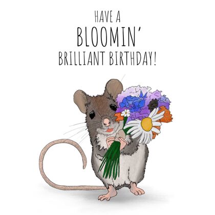 AA-1034 BLOOMIN' BRILLIANT BIRTHDAY